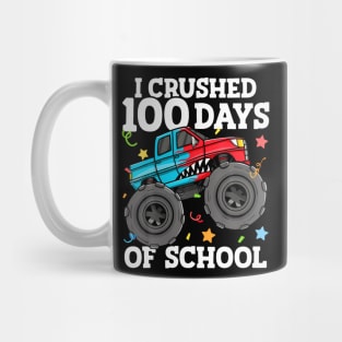 100 Days of School Monster Truck 100th Day of School Boys Mug